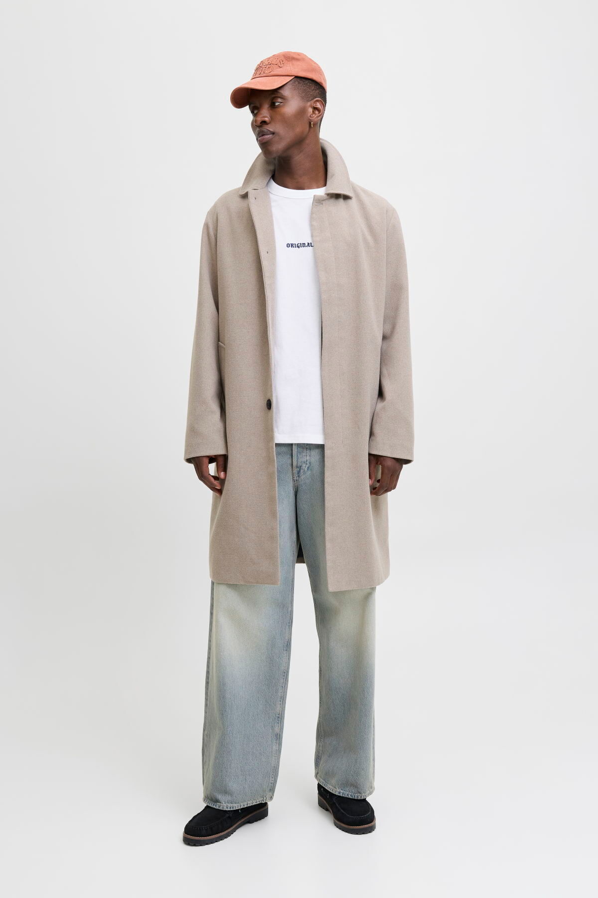 Jack & Jones  Erkek Minimal Nakis Islemeli Tisört - Meados - Görsel 2