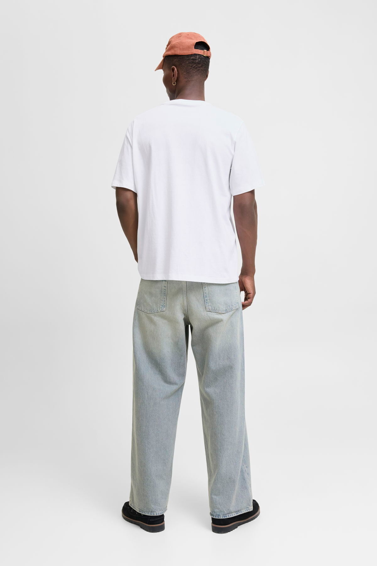 Jack & Jones  Erkek Minimal Nakis Islemeli Tisört - Meados - Görsel 3