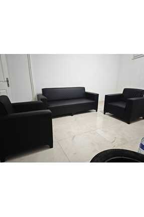 ENG OFİS MOBİLYALARI 3+1+1 UZAY EKONOMİK DERİ OTURMA GRUBU