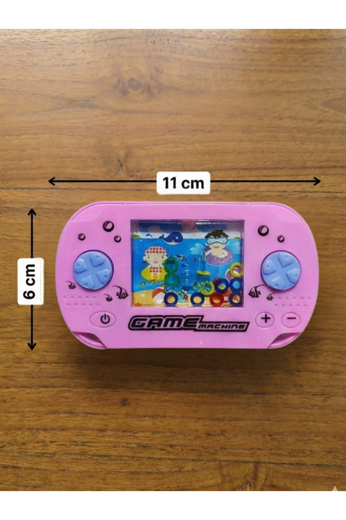 بازی حلقهای صورتی نوستالژیک عبور از آب – اسباببازی هوشمندانه کودکان با طراحی تتریس آرکید