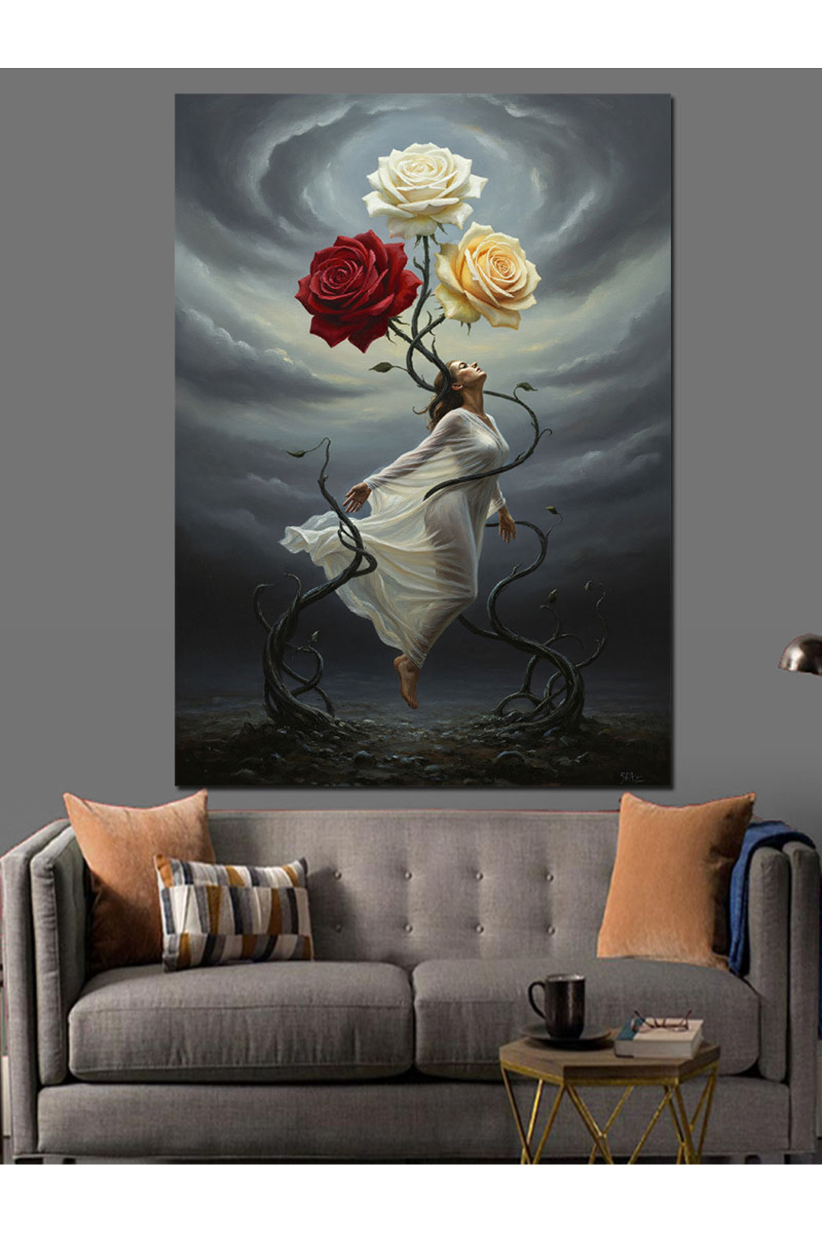 Renkli Çiçekler Ve Yüksek kaliteli yağlı boya dokulu Kanvas Canvas Tablo kanvas tablo canvas tablo