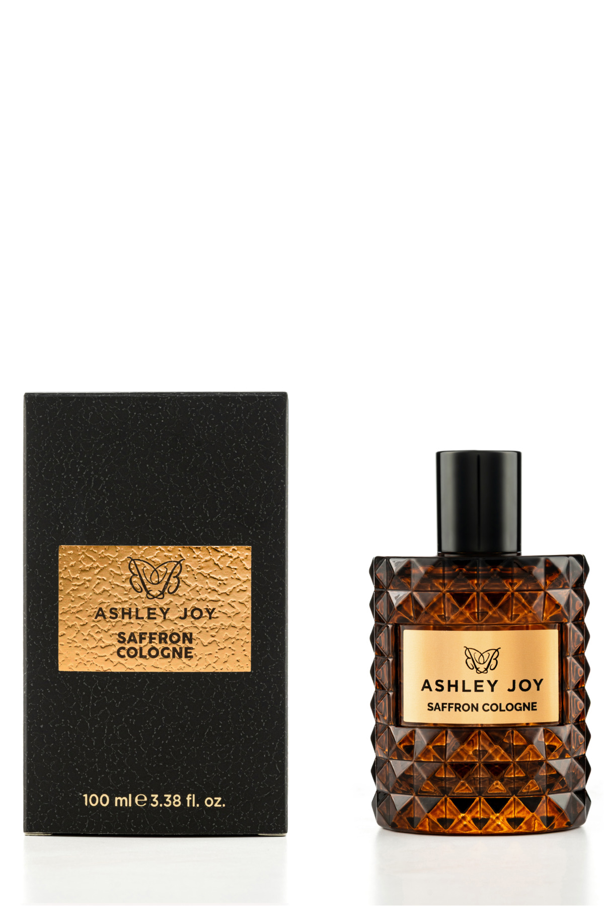 ASHLEY JOY Safran Kolonya Amber Cam Şişe 100 ML