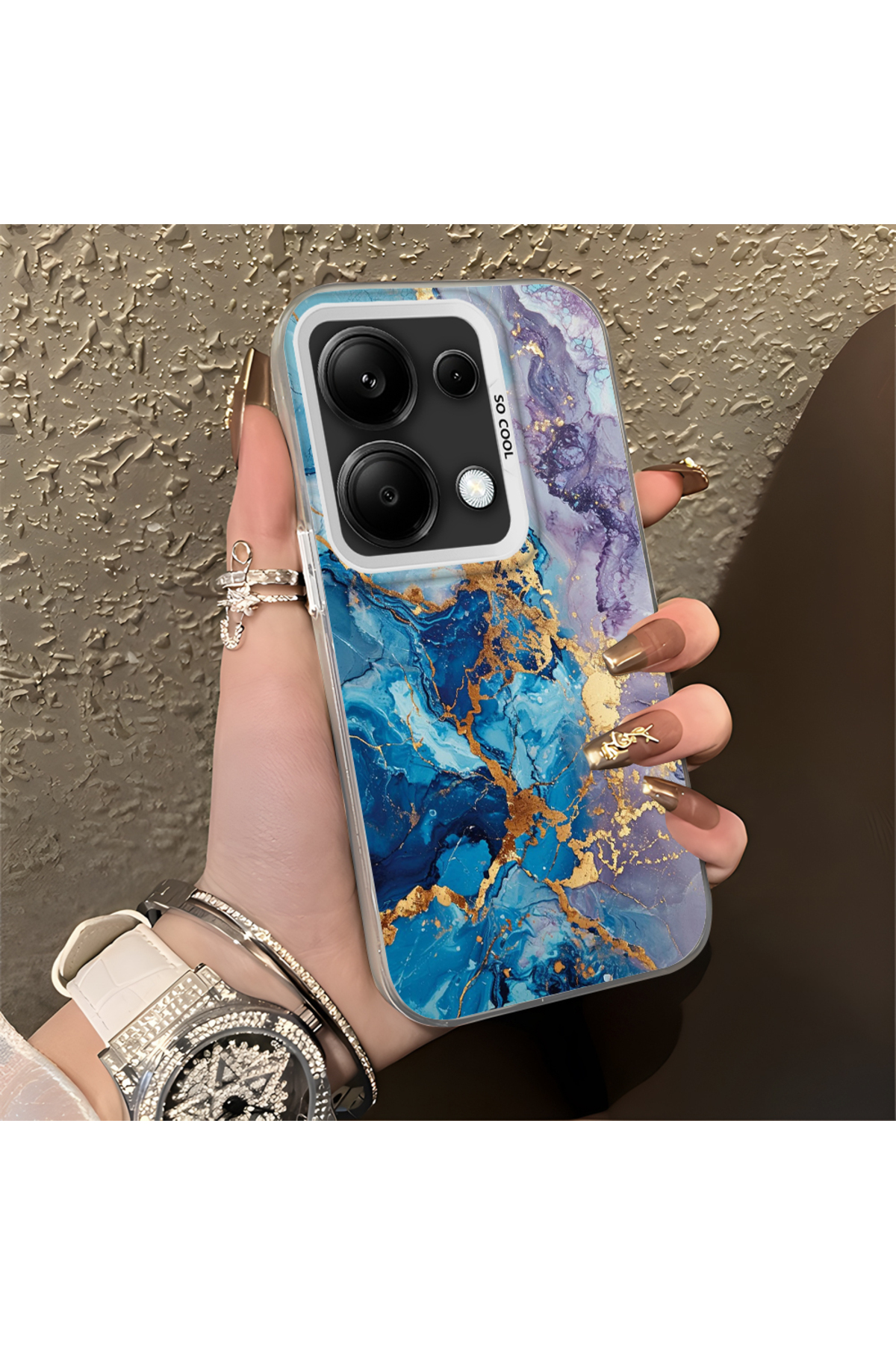 Xiaomi Redmi Note 13 Pro 4G Compatible Case Hard shell Anti Fall Phone Case Marble Texture