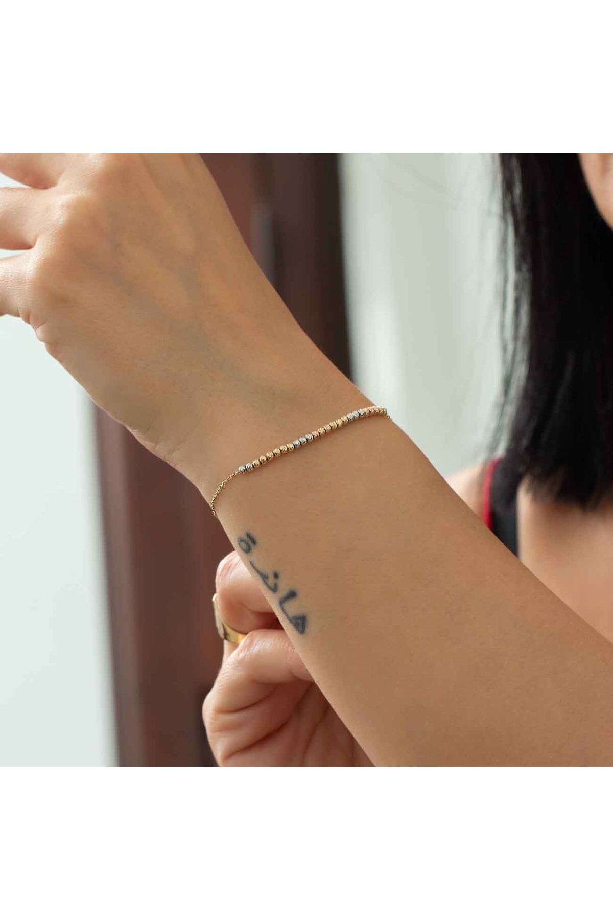 moda kuyumcu Altın Dorika Bileklik B911704