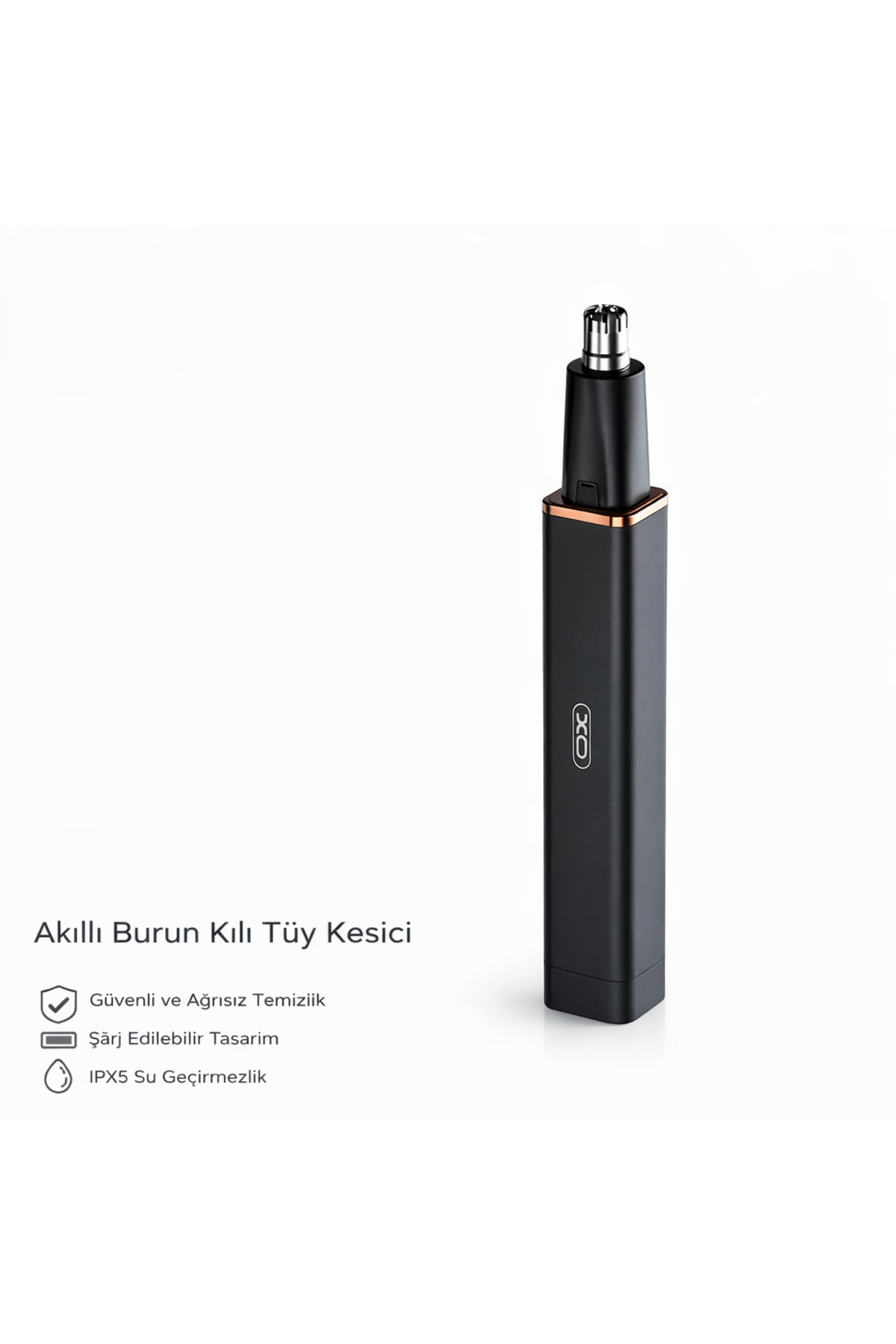 erdmsp CF15 Akıllı Burun Kılı Düzeltici Erkekler İçin Hassas ve Güvenli Kesim