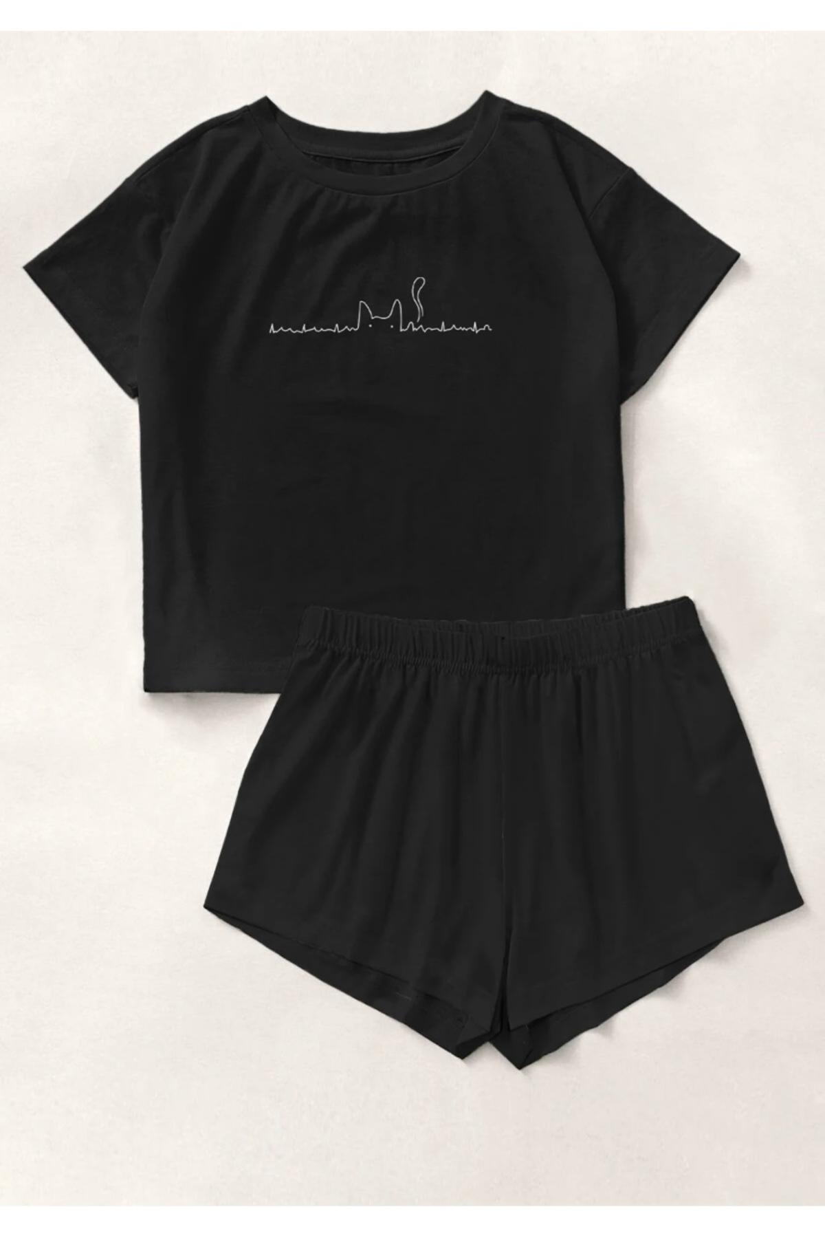 Silona Homewear Blacked Cat Bamboo Шорти