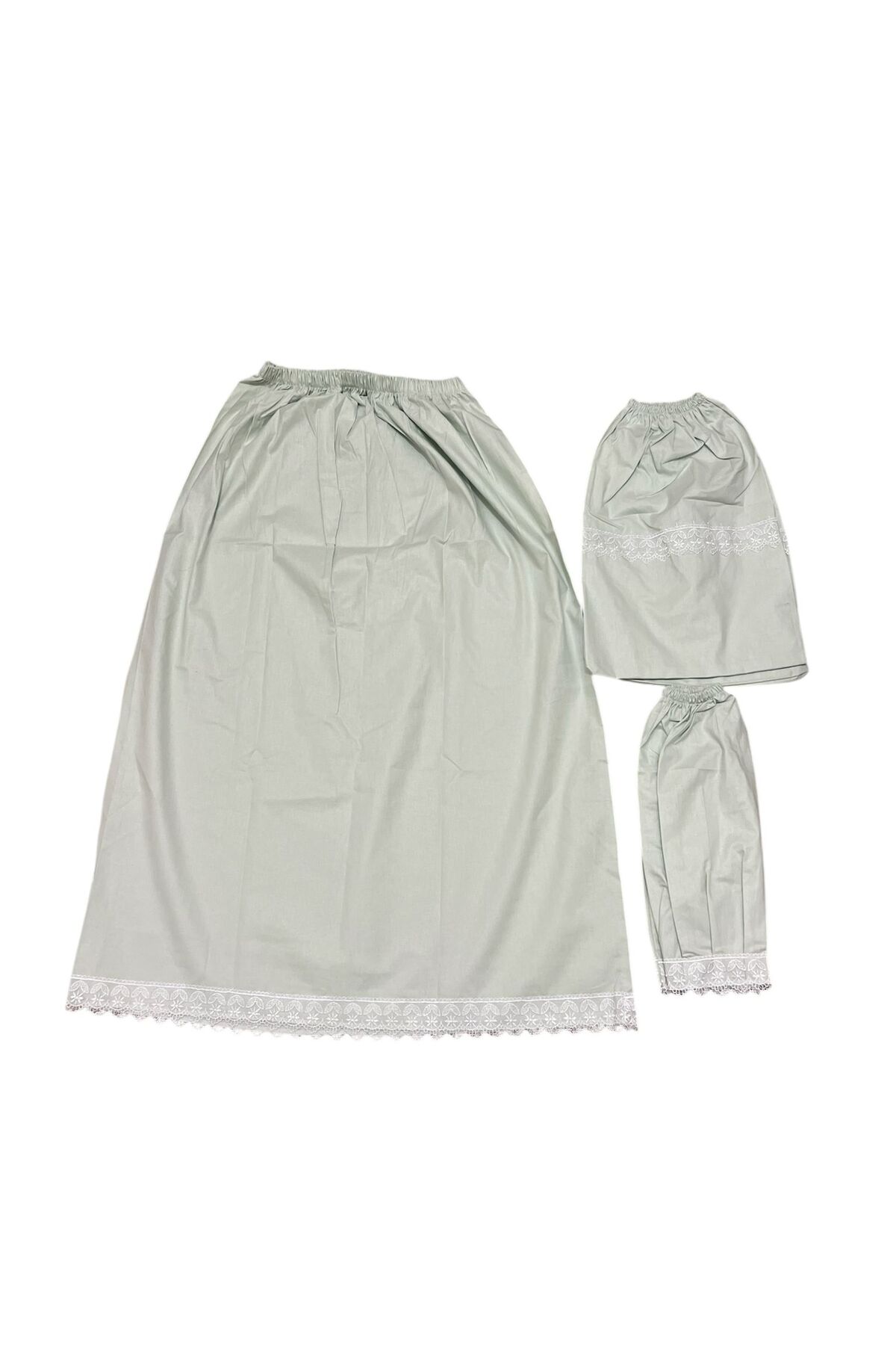 CENGİZ ÇEYİZ Özel Dikim Ayaklık Kolluk Etek Takımı 63 Tel %100 Pamuklu Kumaş