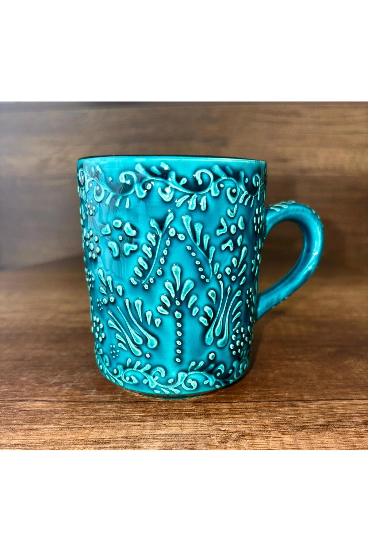 HANDMADE CERAMIC TILE MUG