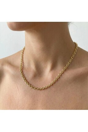 cleffer Kadın Doç Model Altın Kaplama Kolye – Minimal Zincir