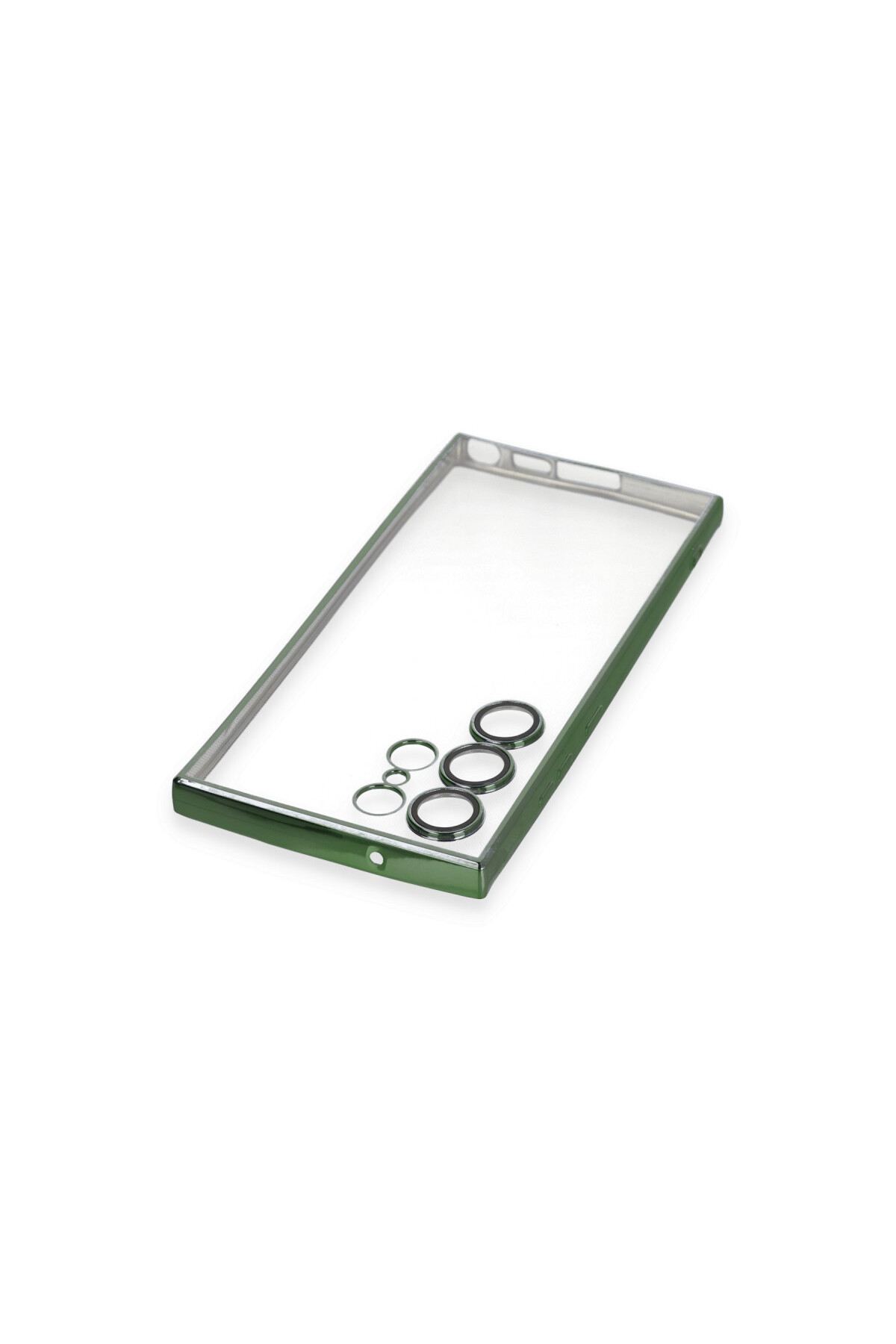 Samsung Galaxy S23 Ultra İçin Uyumlu 3D Kamera Korumalı Şeffaf Tasarım Bumper Kılıf