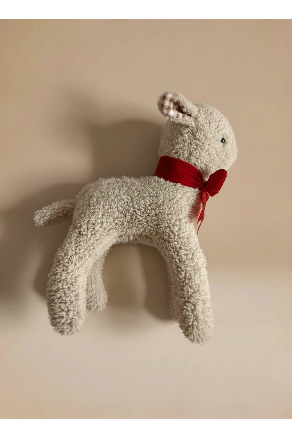 Tuğba Kuğu Fiyonklu Kuzu - Uyku Arkadaşı | Peluş Oyuncak fotoğrafı 4 (önizleme)