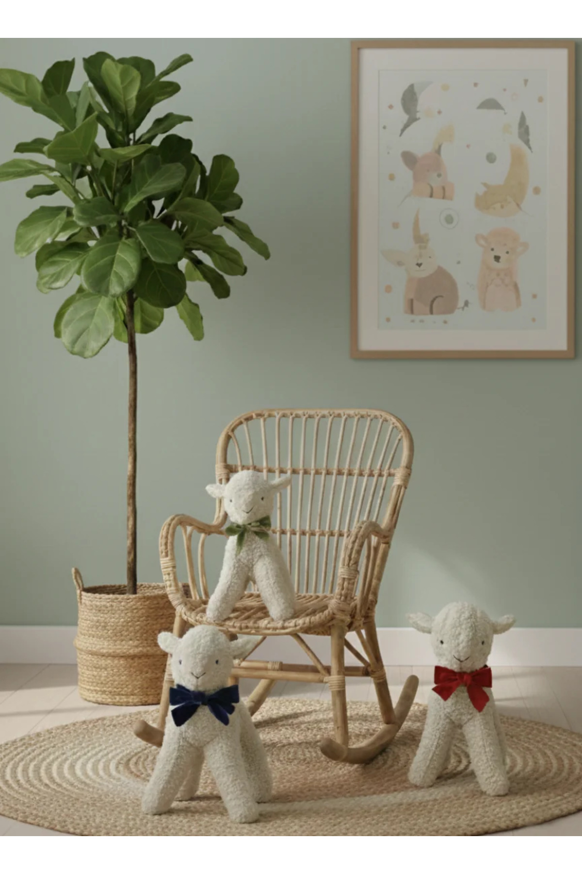 Tuğba Kuğu Fiyonklu Kuzu - Uyku Arkadaşı | Peluş Oyuncak fotoğrafı 6 (önizleme)