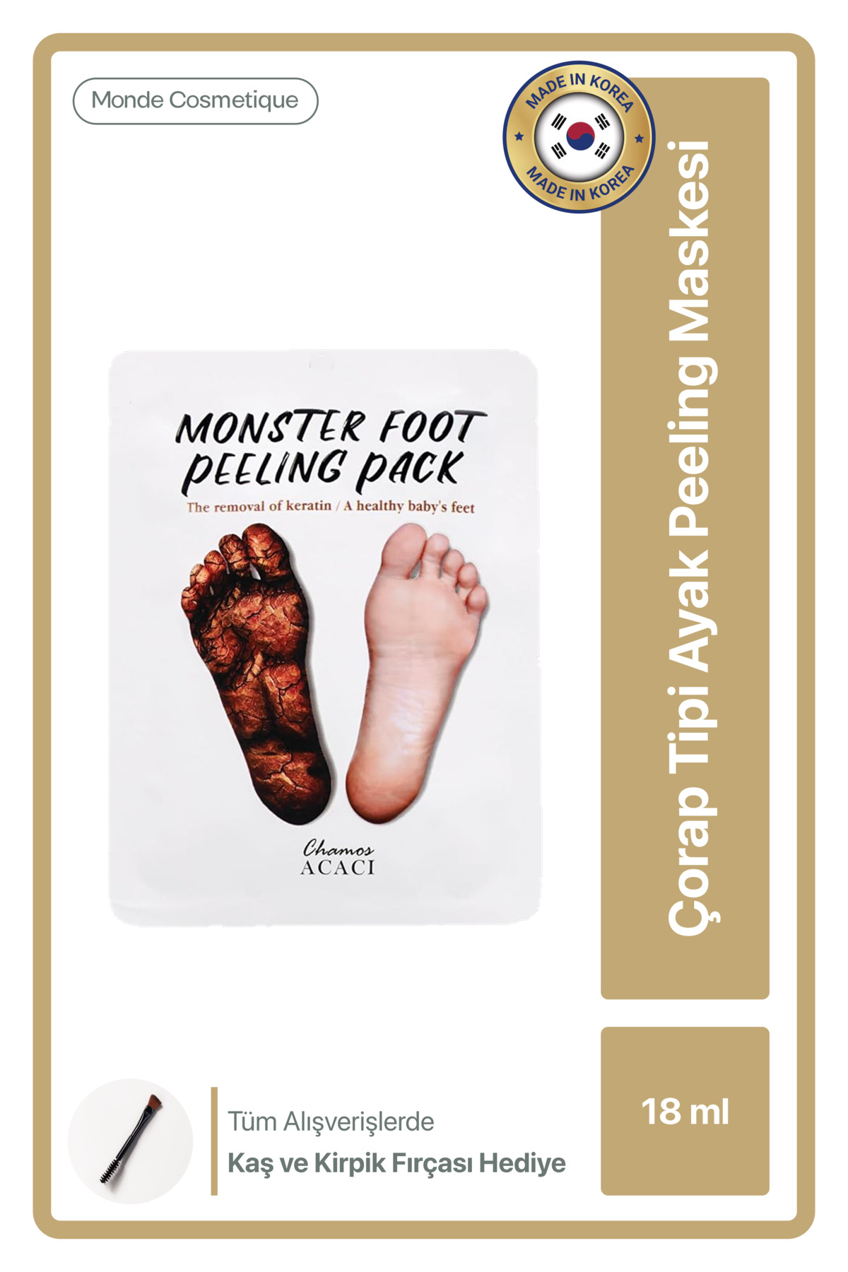 Chamos Acaci Çorap Tipi Ayak Peeling Maskesi