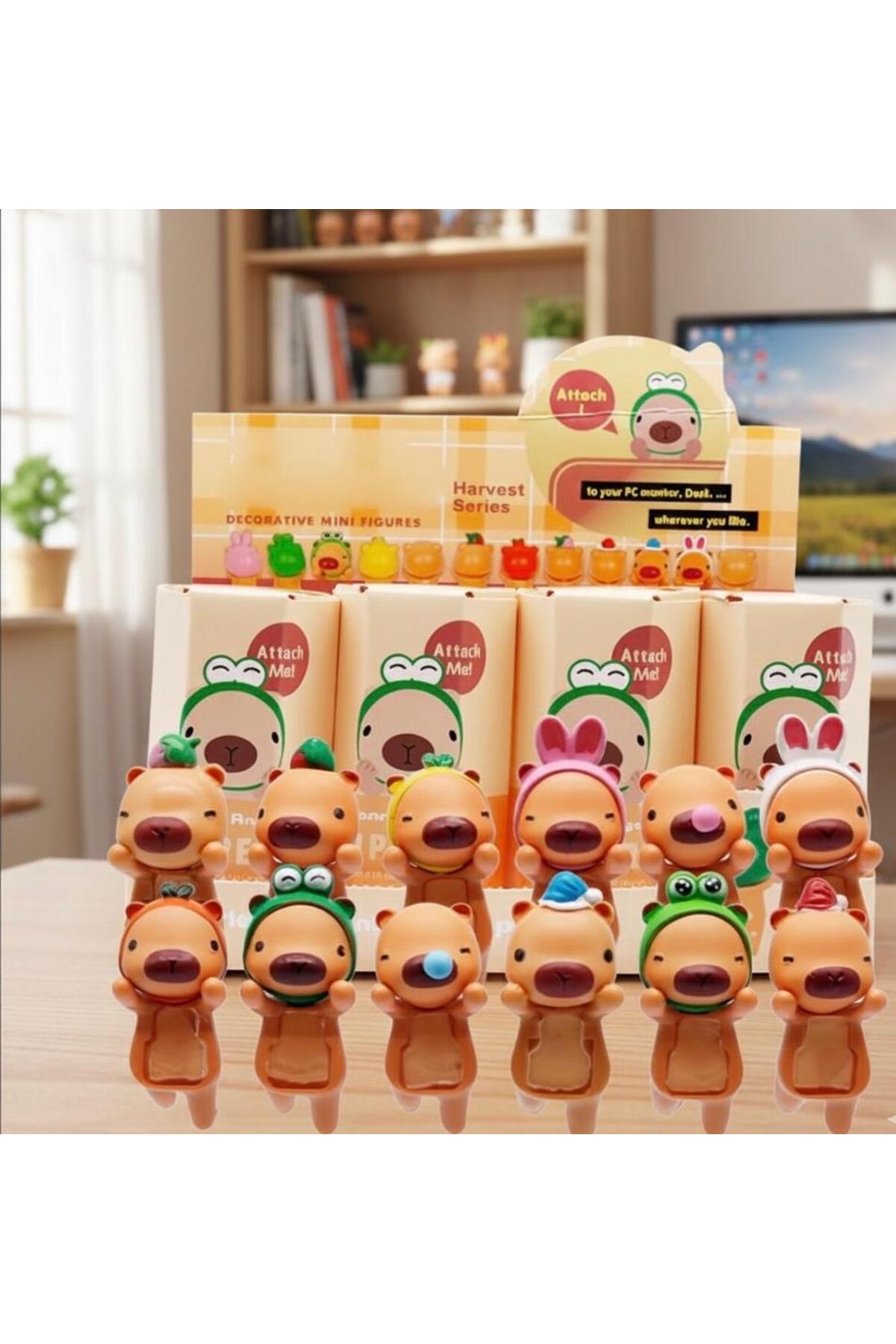 OYUNOYUNCAK Sonny Angel Capybara Serisi Sürpriz Oyuncak Figürü, Yapışkanlı Mini Figür, Telefon Aksesuarı