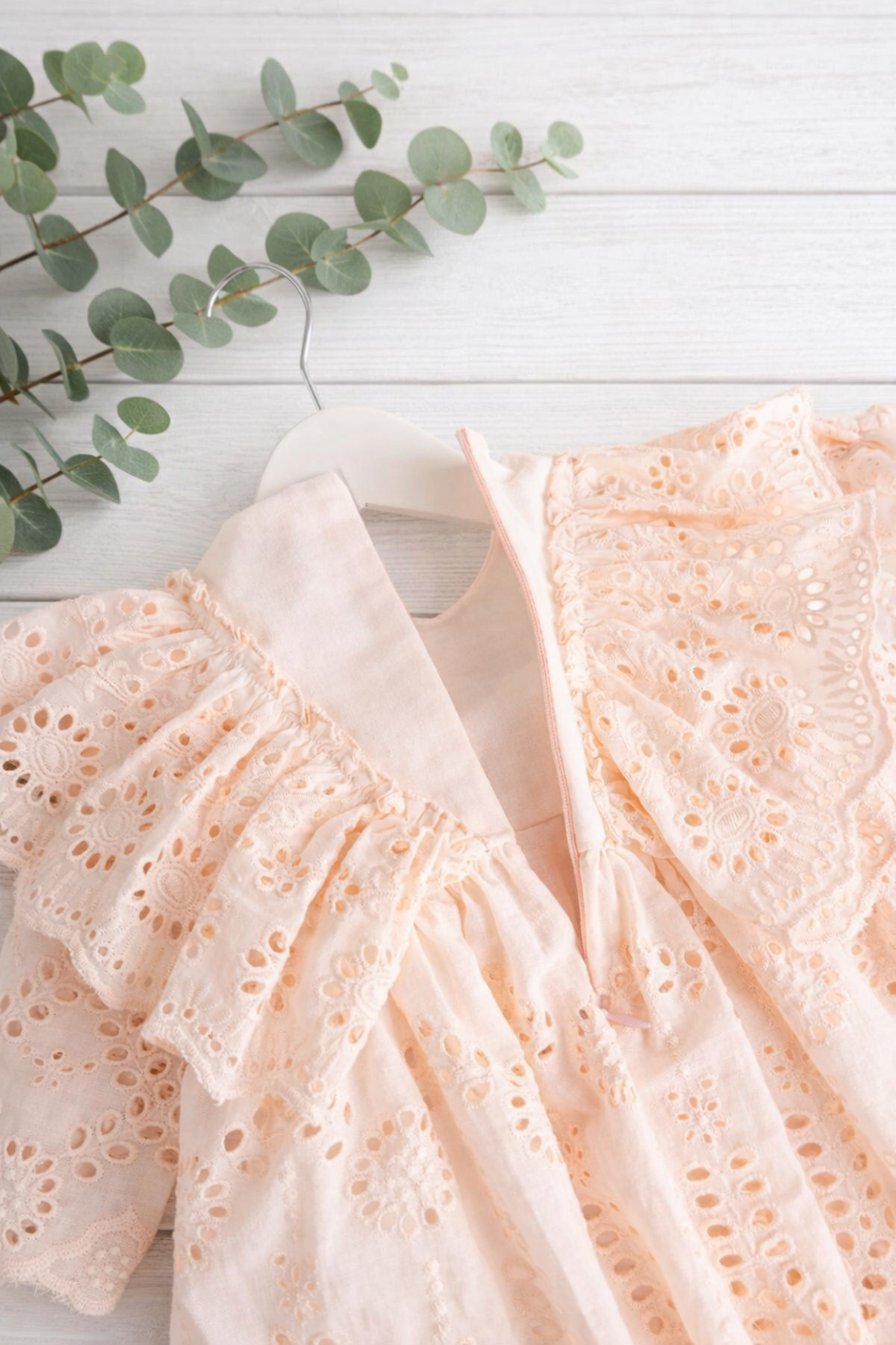 Baharda Nova Kız Bebek Güpürlü / Dantelli 4'lü Mevlüt Elbise Seti fotoğrafı 7 (önizleme)