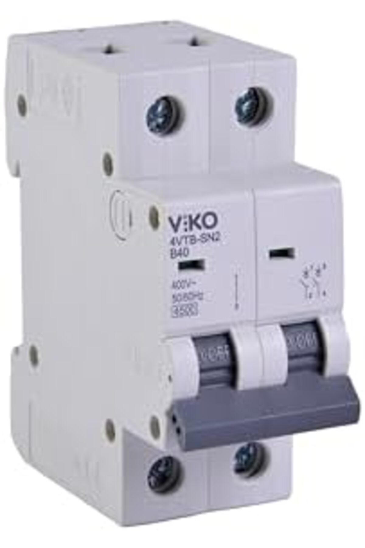 BRF NwoTeknoloji 4VTB-2B40 Otomatik Sigorta 4,5kA B Tipi 2 Kutup 40A 1205362