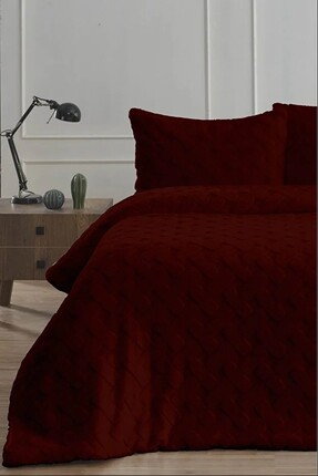AK HOME TEXTİLE Diamond 3 Parça Pietra Çift Kişilik Kürk Comforter Yorgan Set...