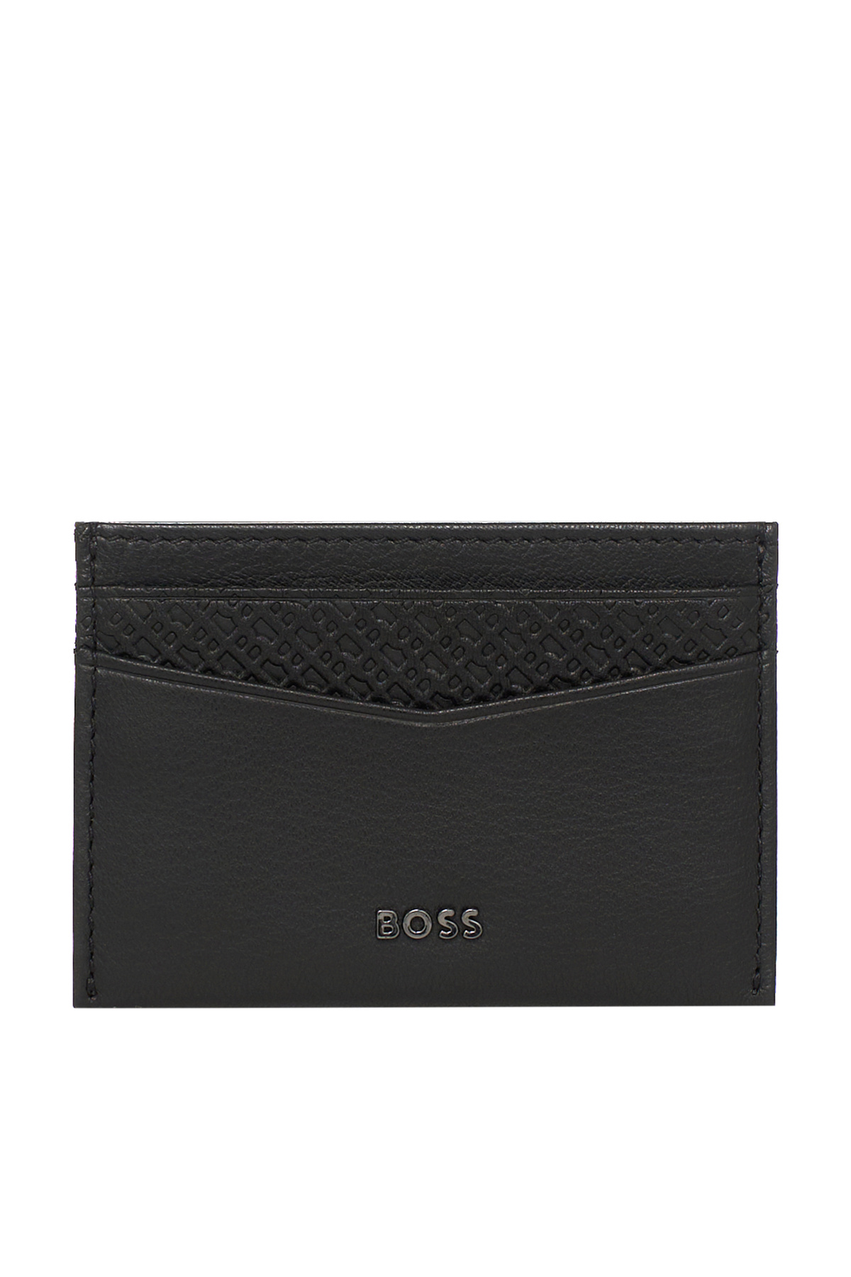 باس جاکارتی مردانه چرم اصل مشکی با لوگوی برجسته ۵۰۵۵۸۵۹۶-۰۰۱