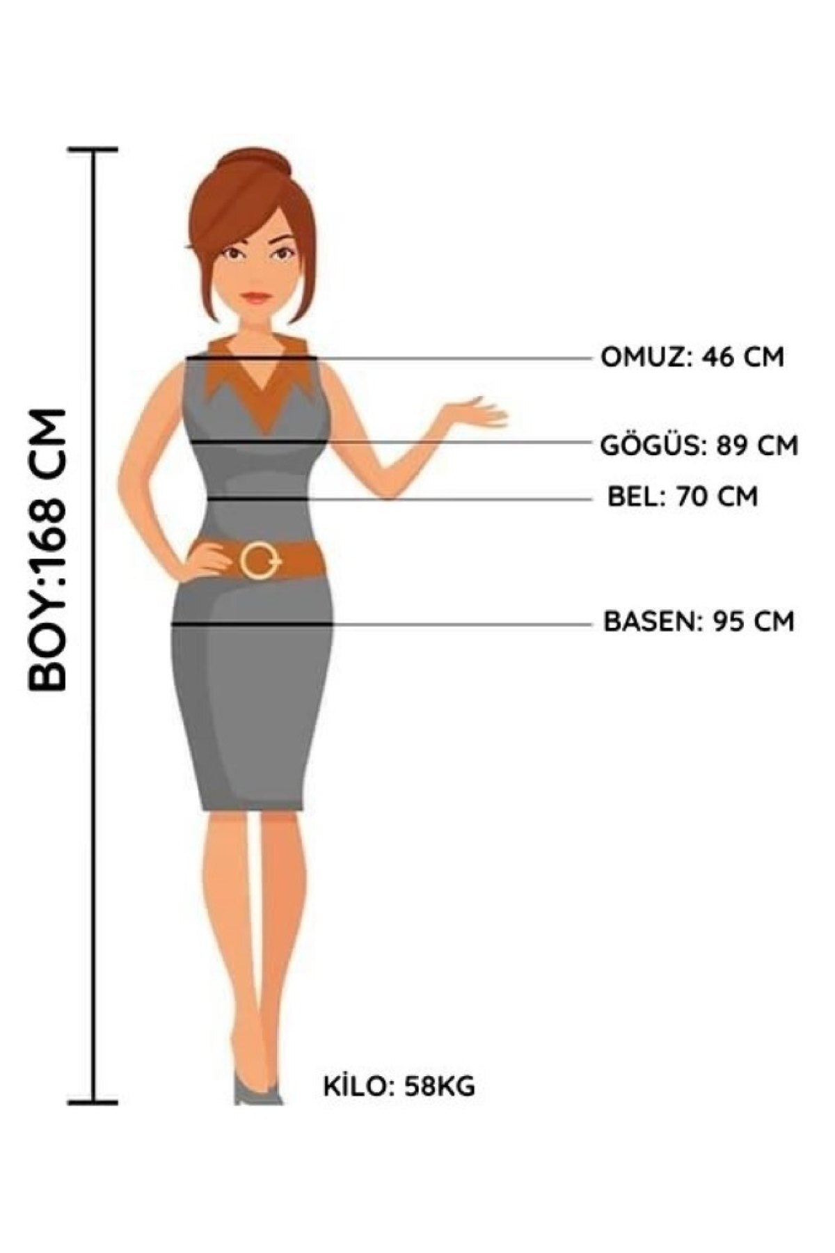 Sezgi Tekin  Oversize Kemik Düğmeli Taş Blazer Ceket - Görsel 5