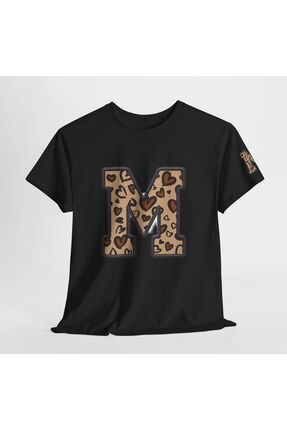 KRL TSRM Harf Desen Baskı Tasarım T-shirt