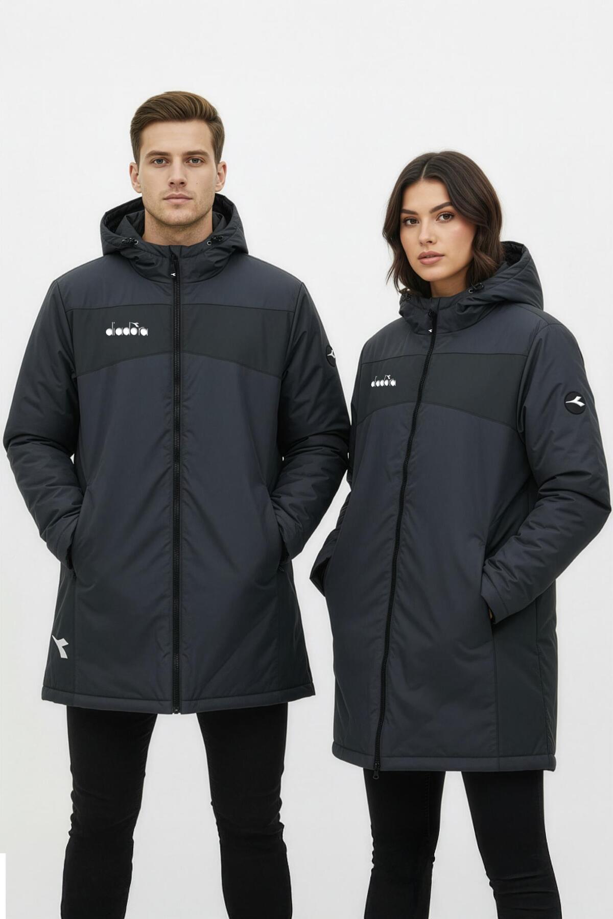 Alto Anorak Long Jacket Anthracite — خاکستری 1090119 — تصویر 3 از 7