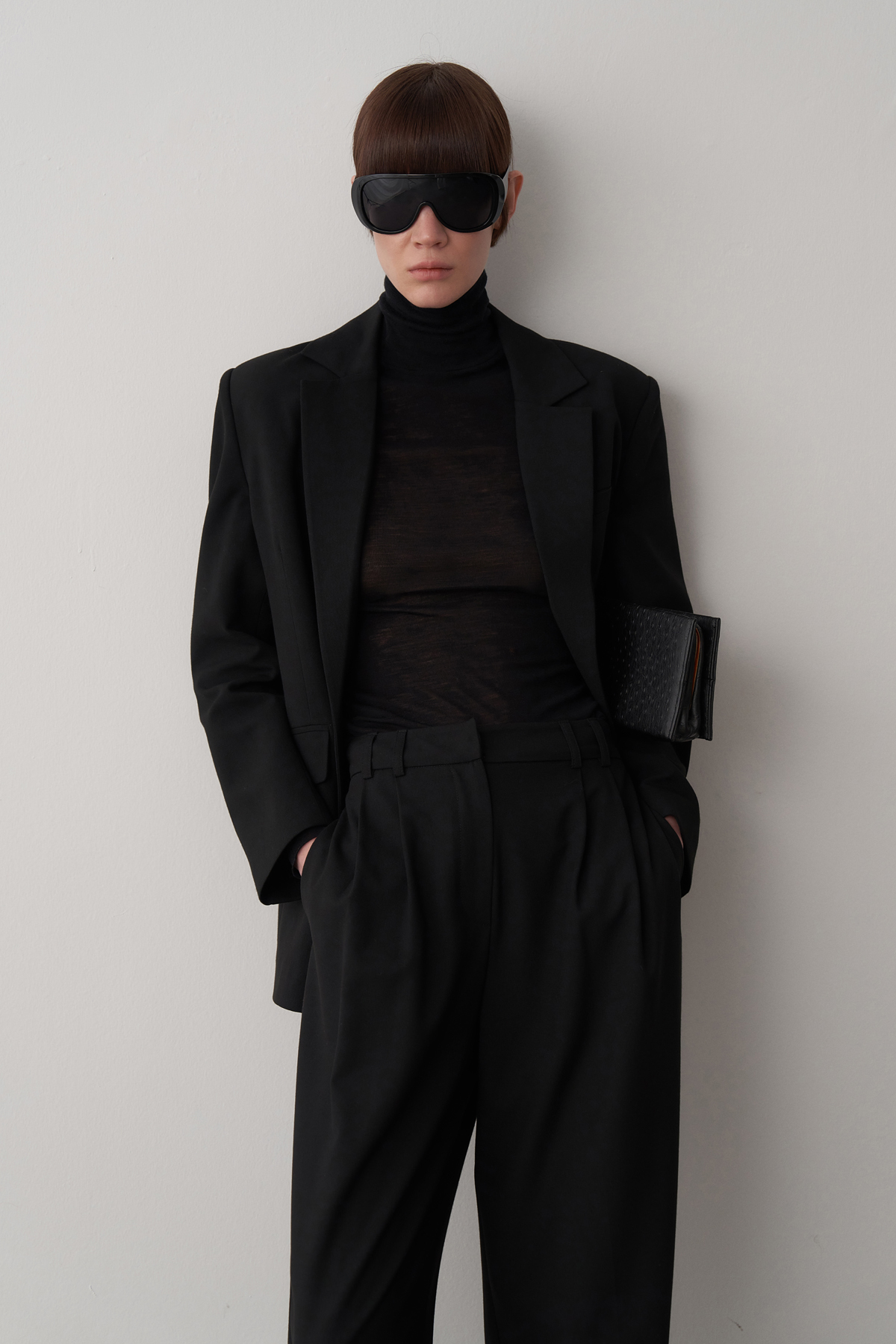 Mathilda Store  Siyah Private Edition Palazzo Pantolon - Görsel 3