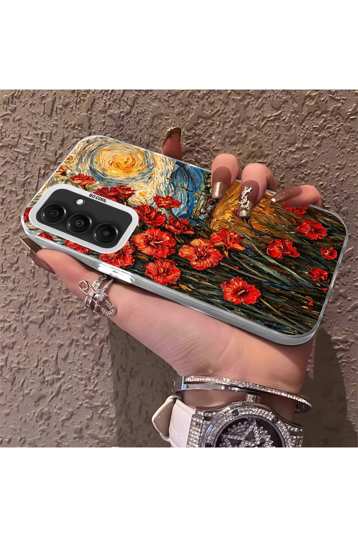 Samsung Galaxy A16 Compatible Phone Case Camera protection Hard Rear Anti Fall Oil Paint