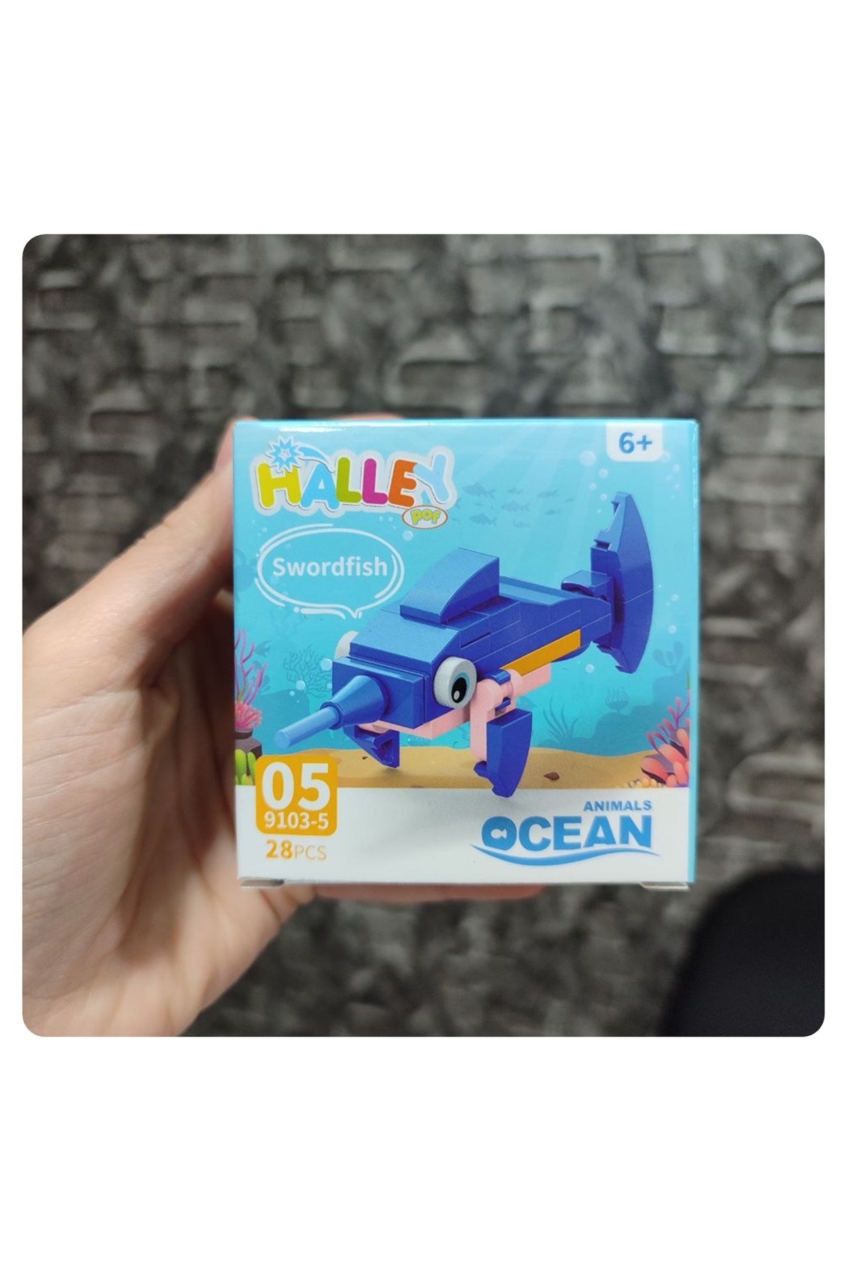 ۱ عدد اسباب‌بازی ساخت فیگور موجودات دریایی اقیانوس