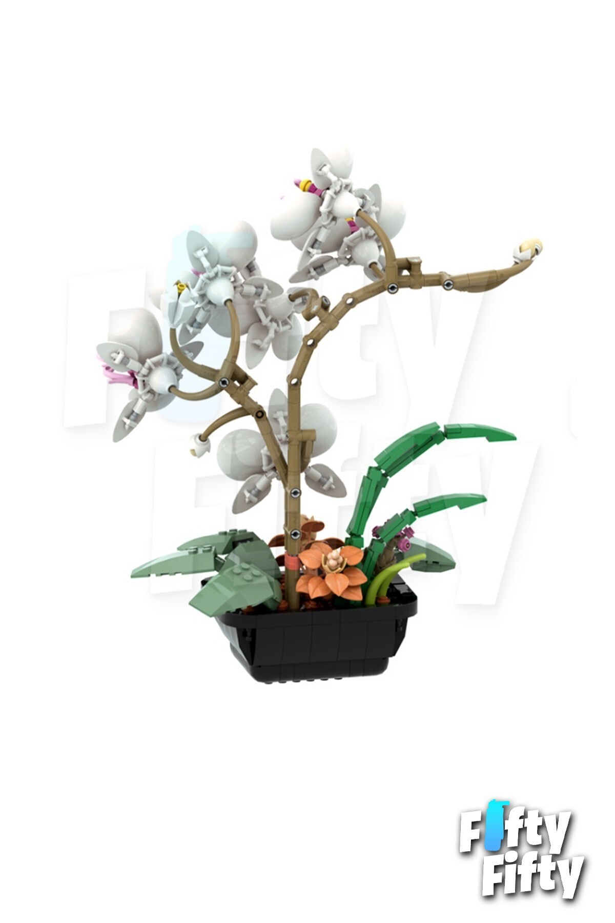 جکی پلانت سری S کبالت همچنین ارکیده سفید، مجموعه ساخت‌وساز اسباب‌بازی ۵۸۱ قطعه‌ای – Ffjk29012