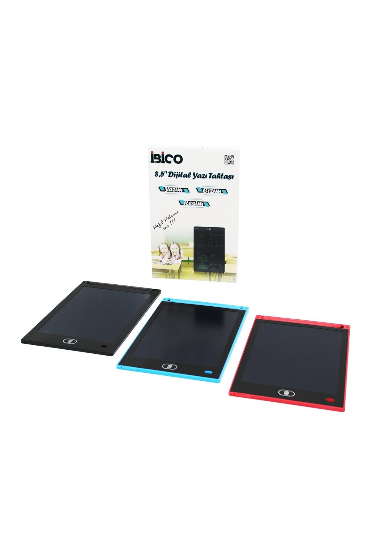 E BULURUM 8.5 İnç Dijital Yazı Tahtası Tablet Yazım - Çizim - Resim Pilli Lcd Writing Tablet