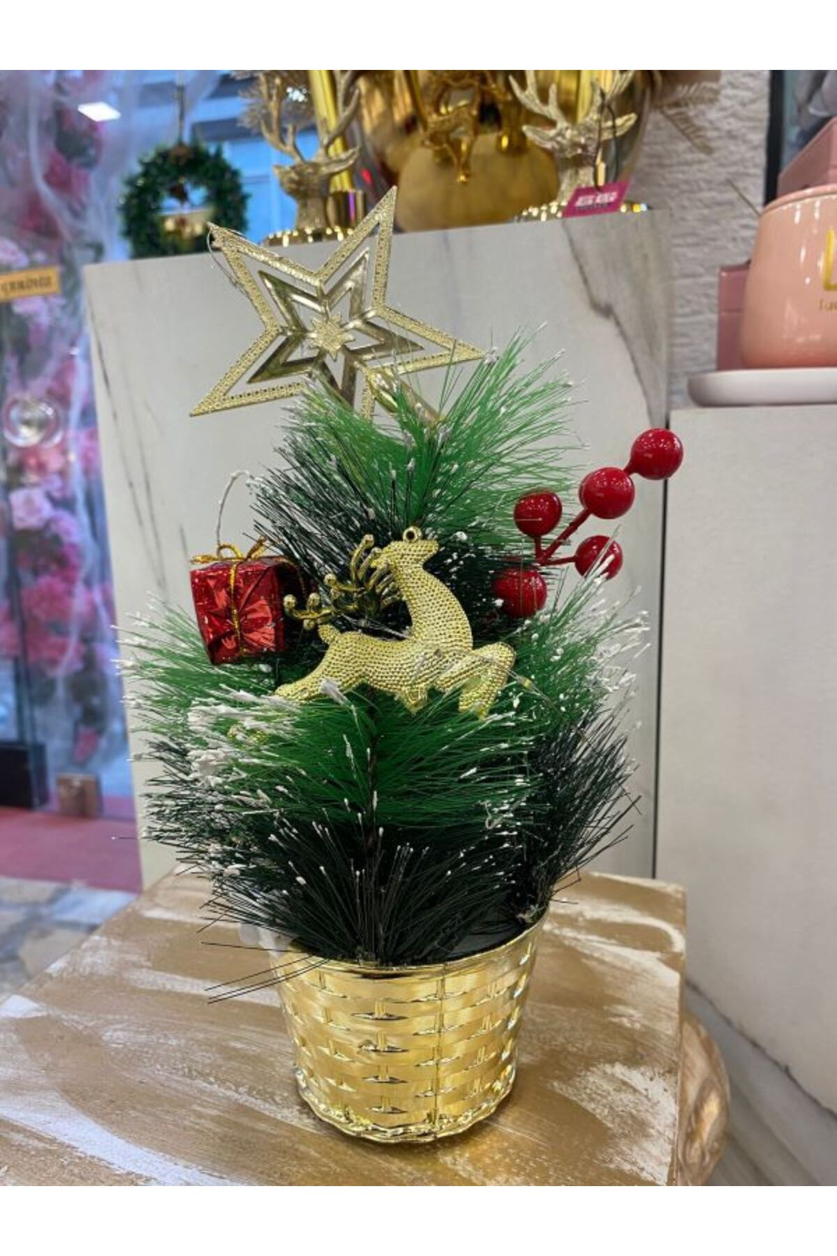 MİMSEGÜN DEKOR LEDLİ YILBAŞI AĞACI