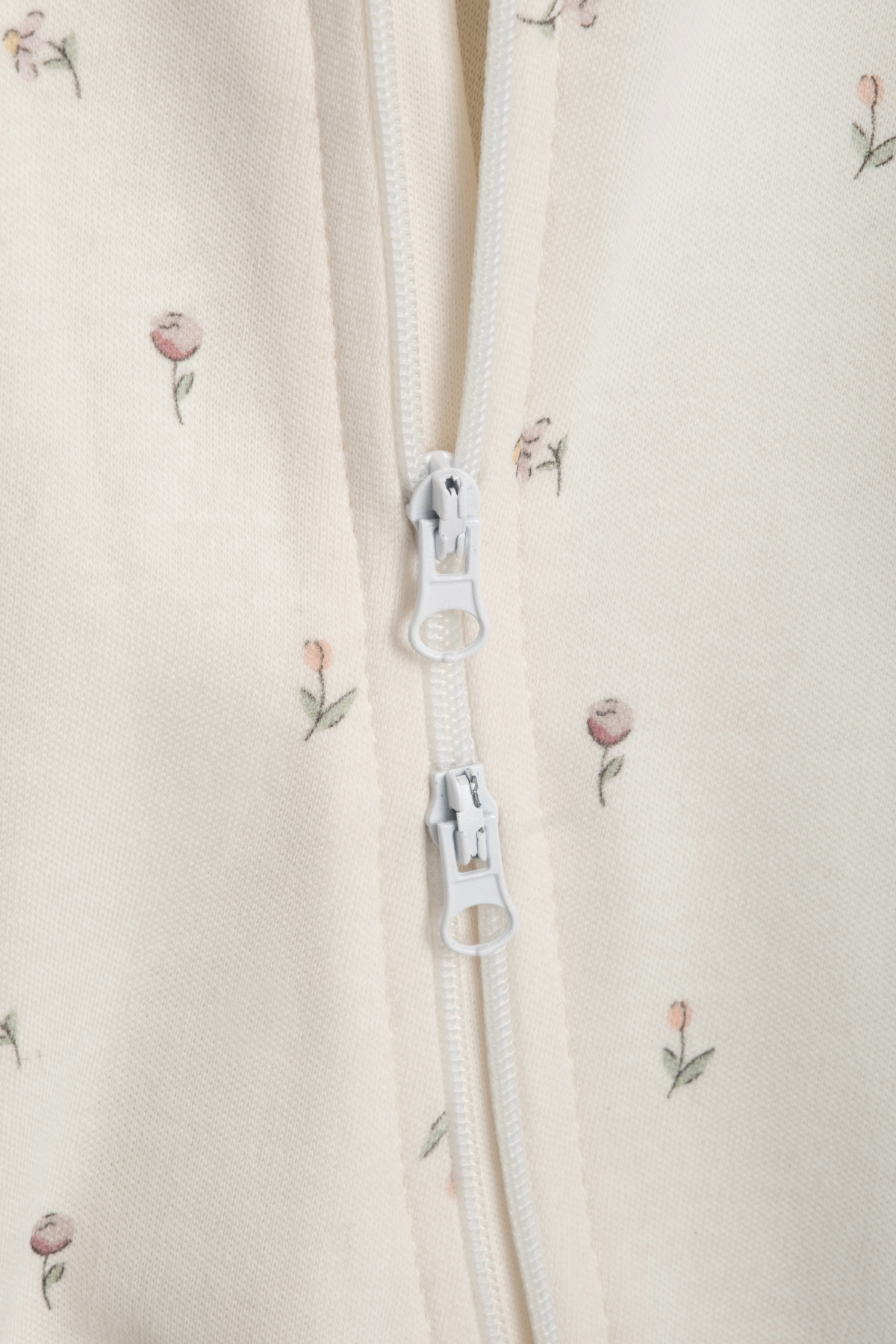 Vauva Kız Erkek Bebek Tulumu Uzun Kollu Fermuarlı Pijama Tulum Baskılı Uyku Tulumu fotoğrafı 4 (önizleme)