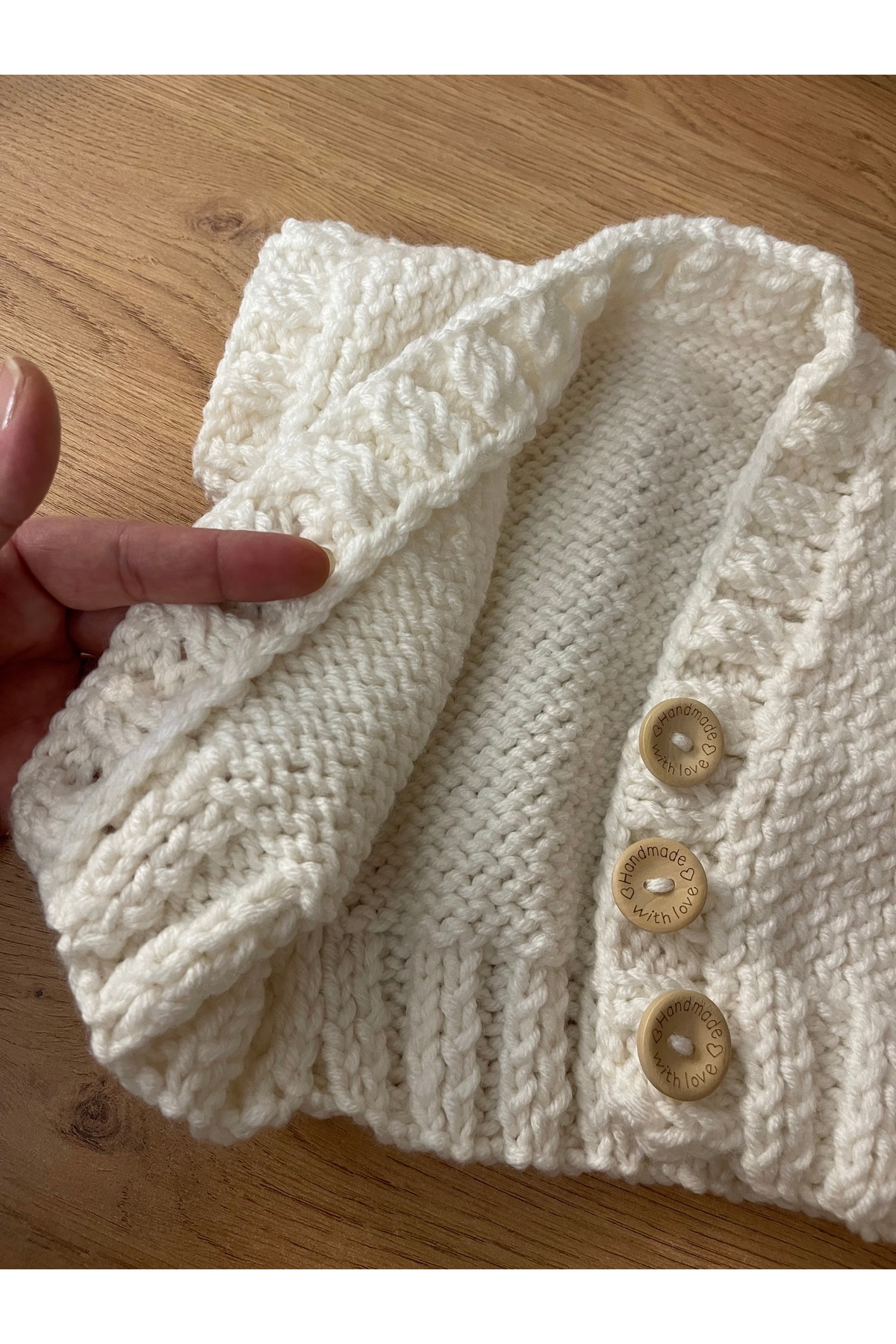 örgü 1-2 YAŞ BEBEK YELEK fotoğrafı 3 (önizleme)