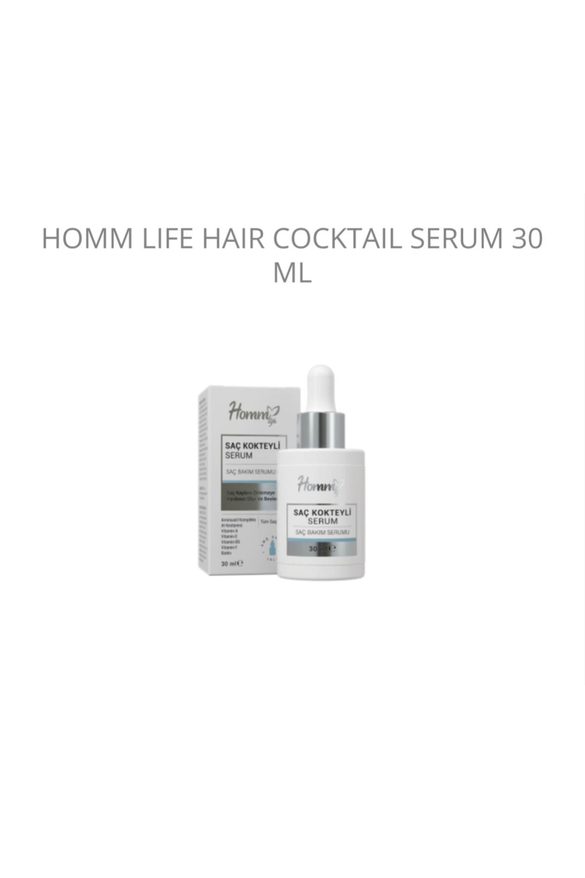 hommbitkisel HOMM LIFE HAIR COCKTAIL SERUM 30 ML — SR1008