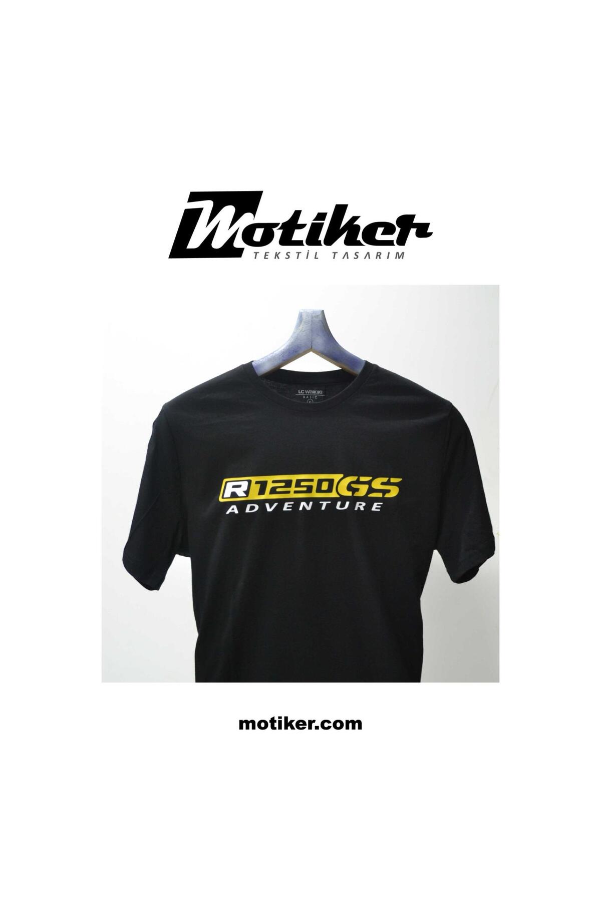 Motiker BMW Adventure 1250GS Logolu Baskılı Tişört Modeli