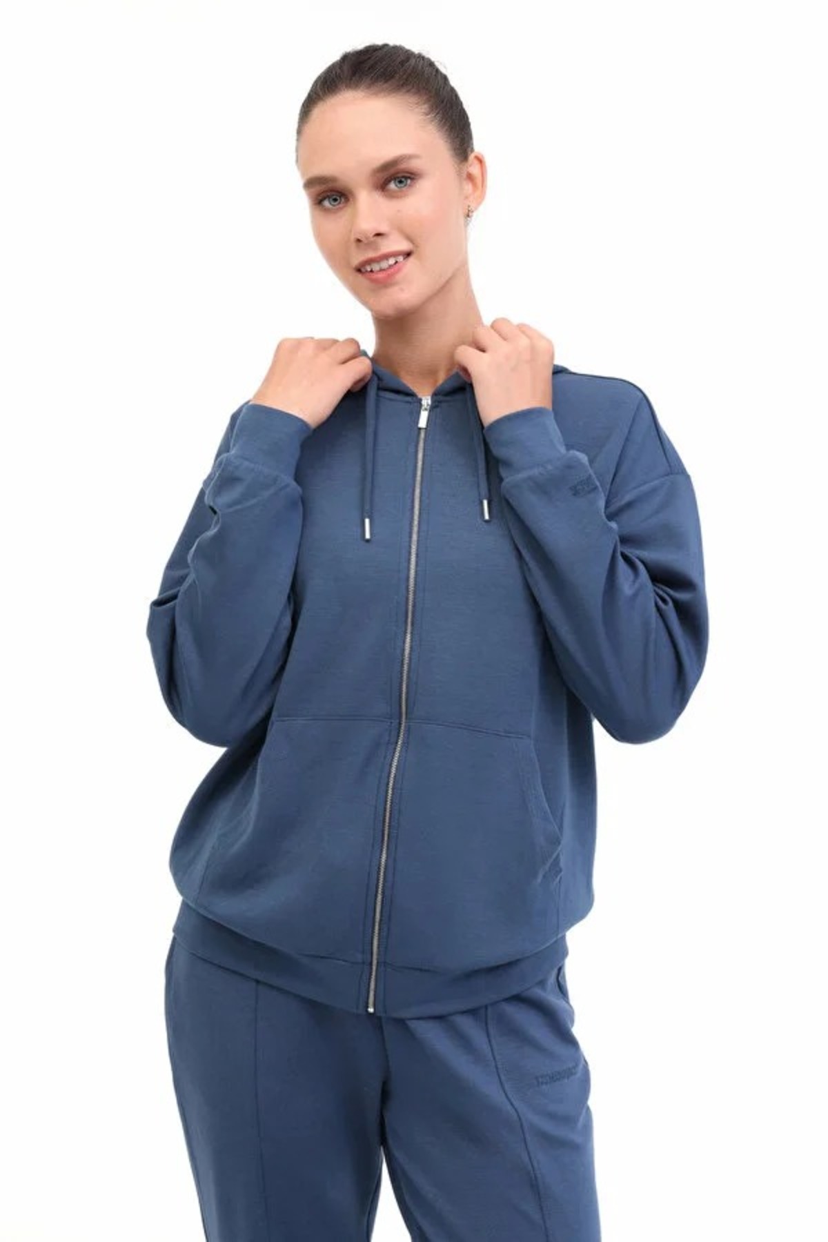 lumberjack 5W WB CARLA-H GINSEN 5PR Kadın Mavi Sweatshirt - 102033834