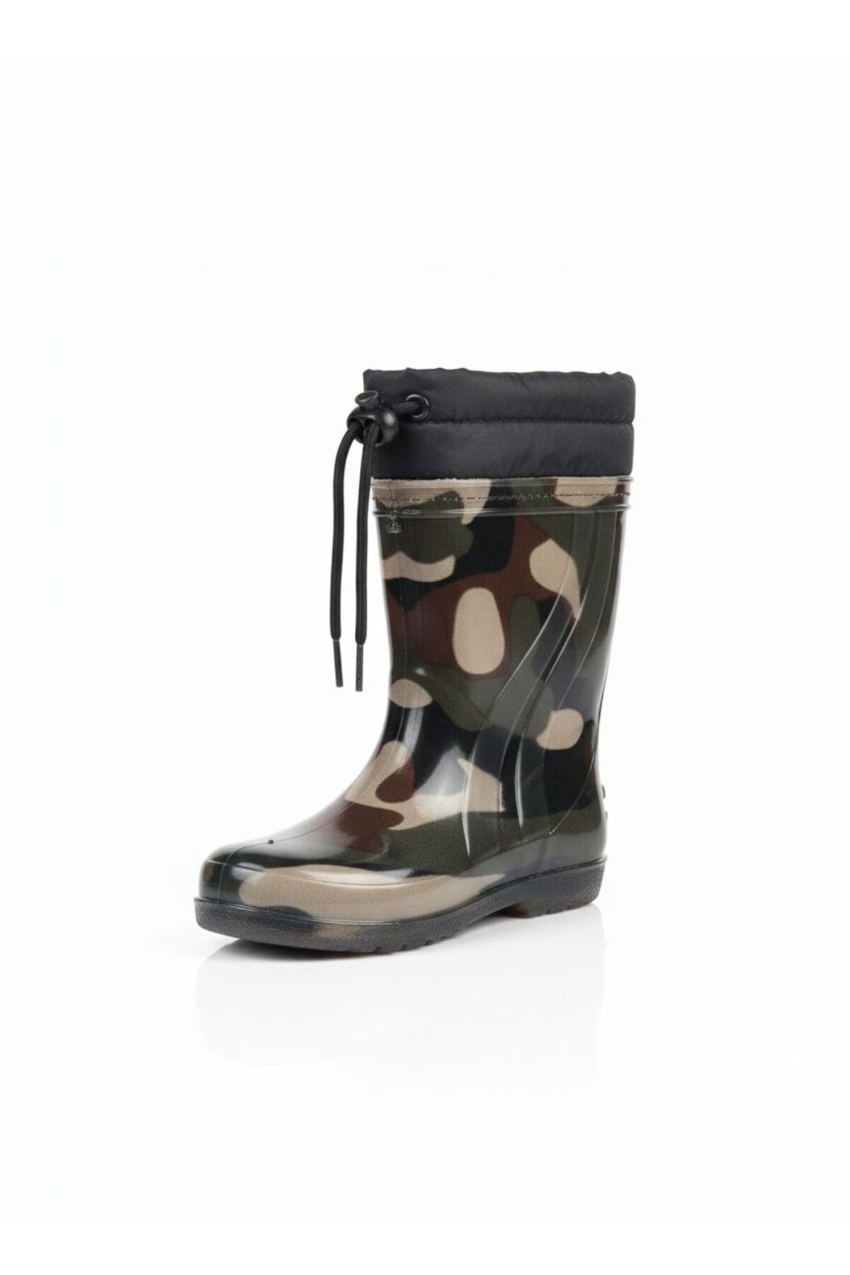 KRAL PLASTİK Premium Su Geçirmez Yün Astarlı Yağmur ve Kar Çizmesi Kaymaz Taban