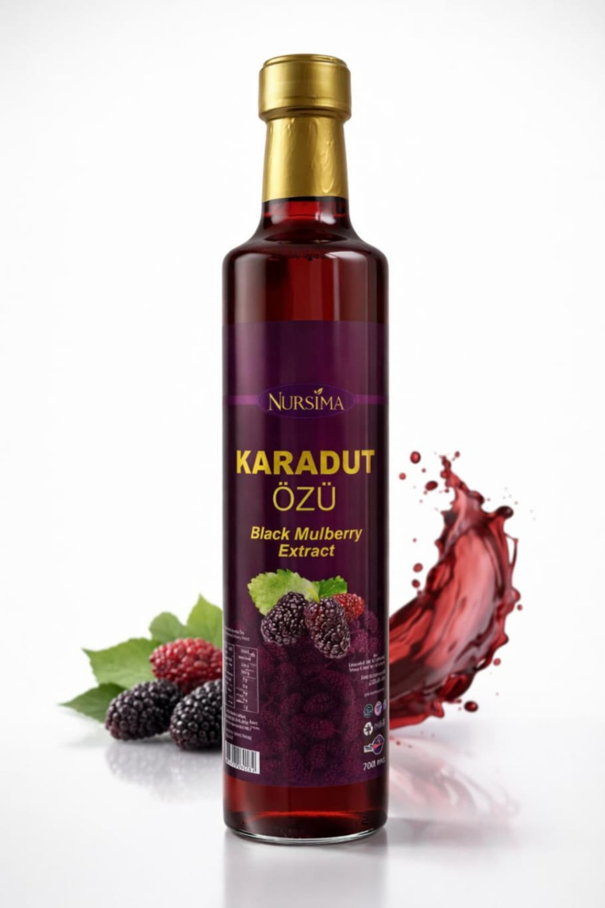 Nursima Karadut Özü 700 Ml Yeni Cam Ambalaj