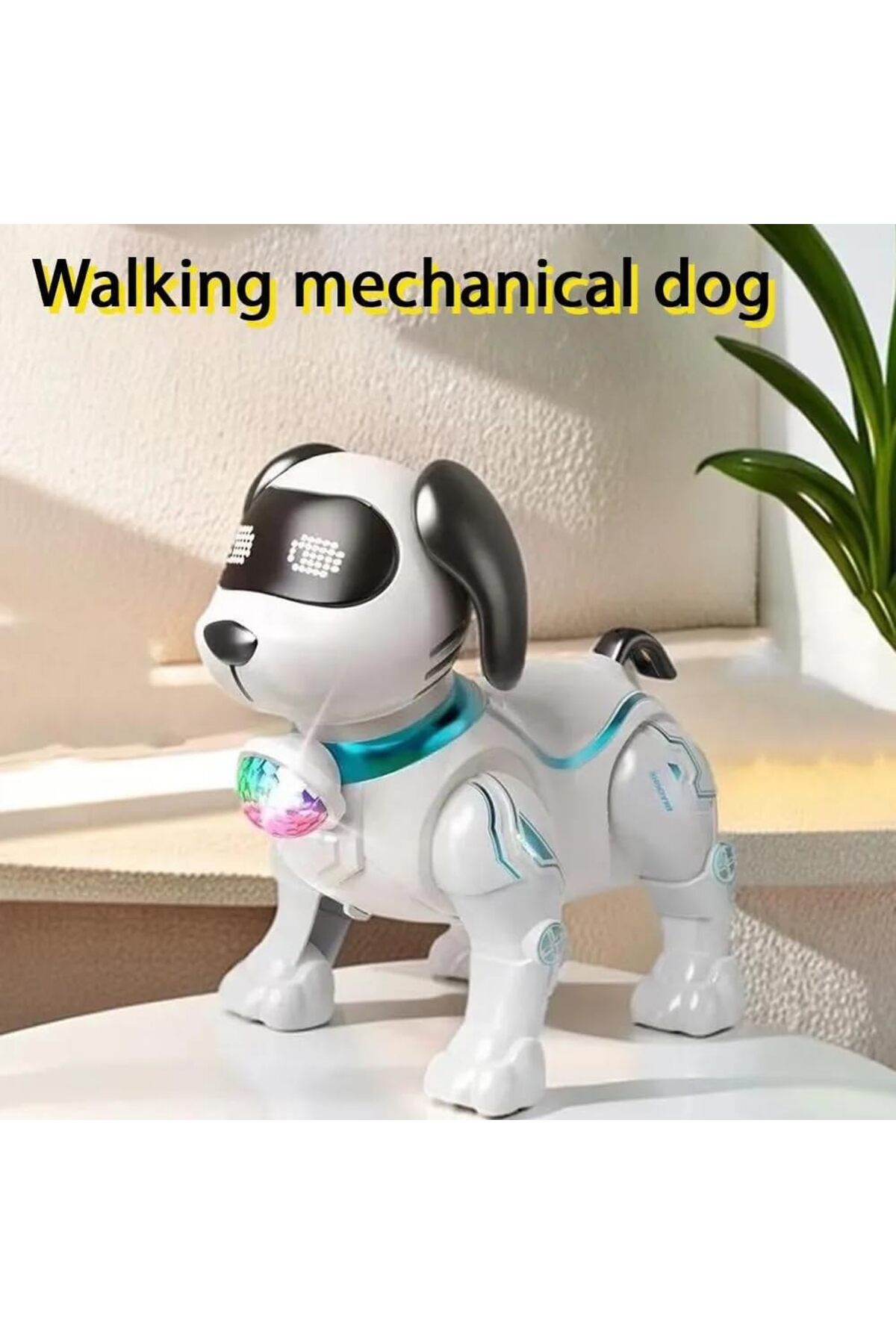 Brother Toys Disko Işıklı Yürüyen Köpek Oyuncak İpli Müzikli Emeklemeye ve Yürümeye Yardımcı fotoğrafı 3 (önizleme)