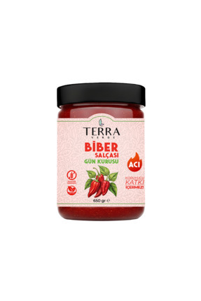 Terra Verde Gün Kurusu Acı Biber Salçası 650 G (Glutensiz)