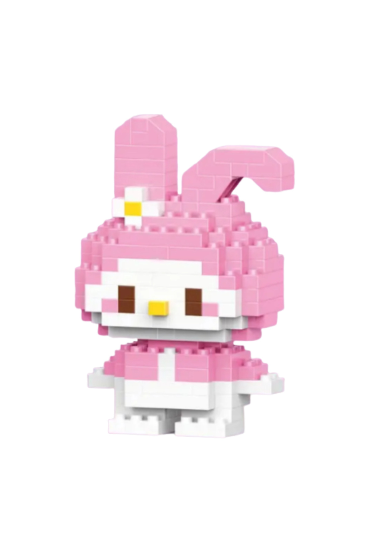 WUNİT Bricks Melody Kitty Ailesi Karakter Figürü 3D Yapboz Puzzle Yapı Oyuncakları fotoğrafı 2 (önizleme)