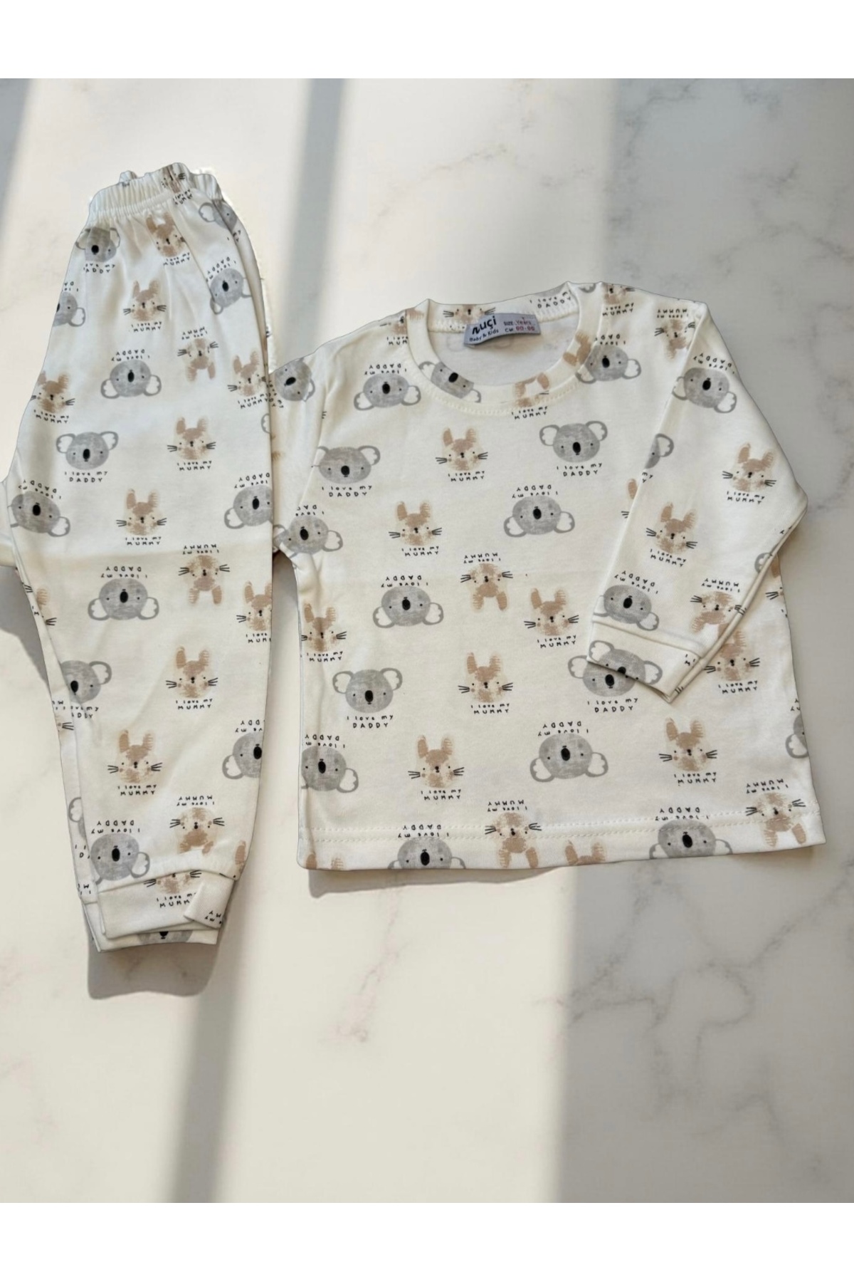 Minicobutik Koala Desenli Bebek Pijama Takımı fotoğrafı 3 (önizleme)