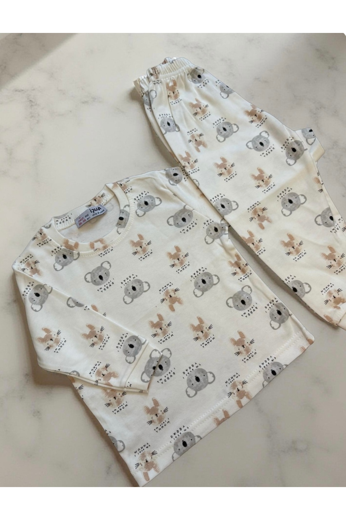 Minicobutik Koala Desenli Bebek Pijama Takımı fotoğrafı 2 (önizleme)