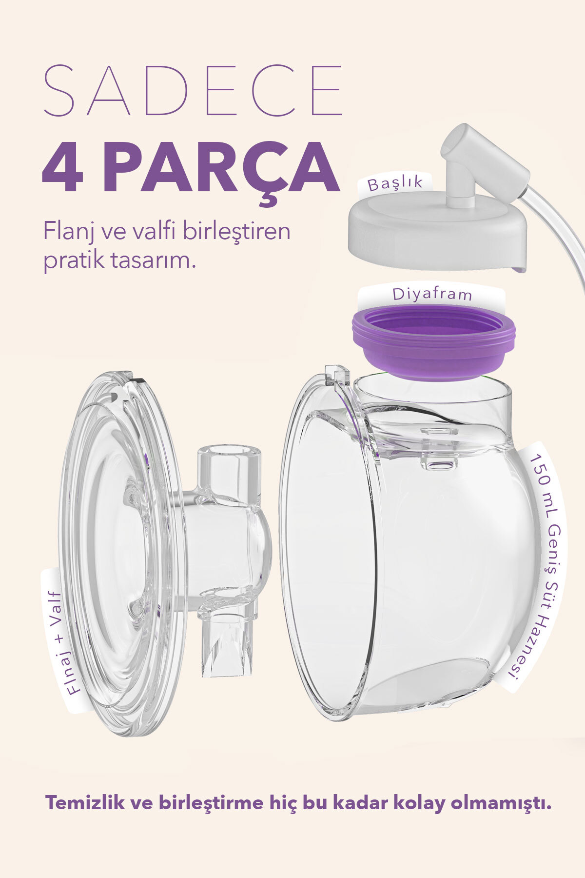 Mochi MOMentum Duo Eller Serbest Göğüs Pompası fotoğrafı 5 (önizleme)