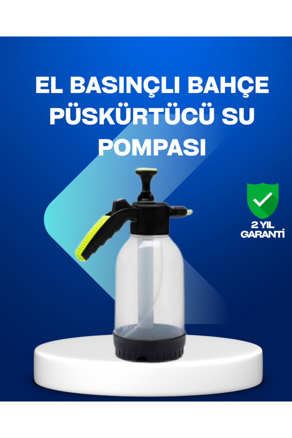 ZERO LAND SPTRNS Basınçlı Manuel Köpük Pompası 2L Ayarlanabilir Sprey (214336) Başlıklı Temizlik