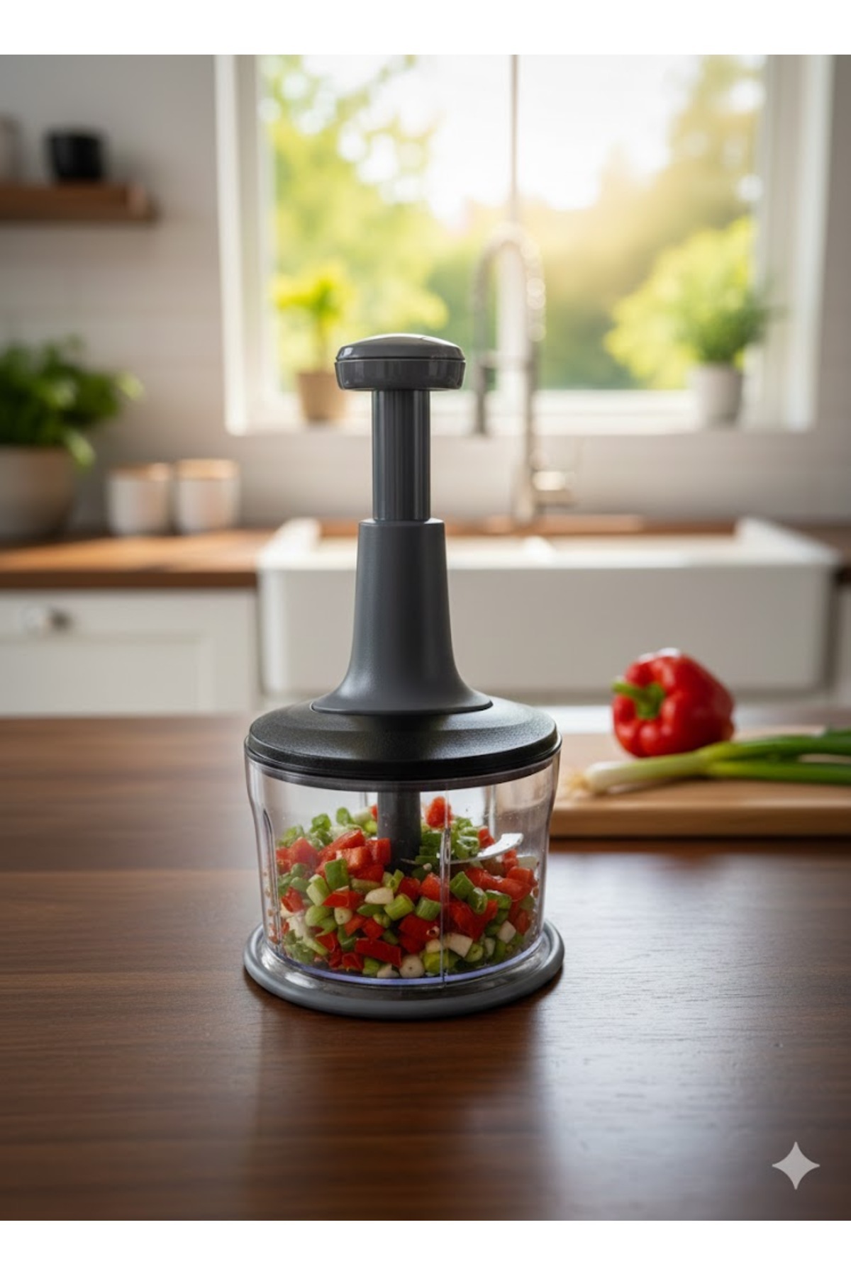 Lexa Paslanmaz Çelik Bıçaklı Üsten Basmalı Manuel El Rondosu