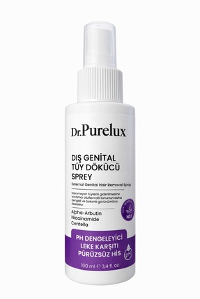 Dr.Purelux Leke Karşıtı Hassas Bölgelere Uygun Tüy Dökücü Sprey I Pürüzsüz & ...