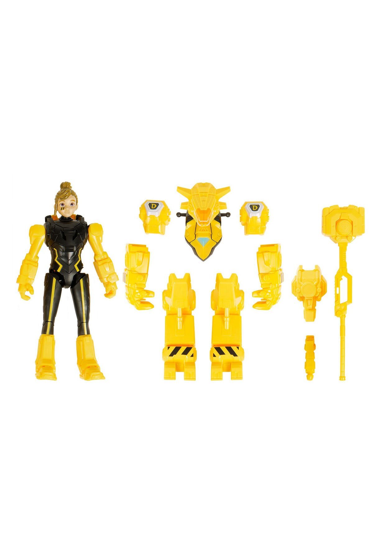PopŞeker Dinoster Delby Armored Action Figure – 20cm Transformable