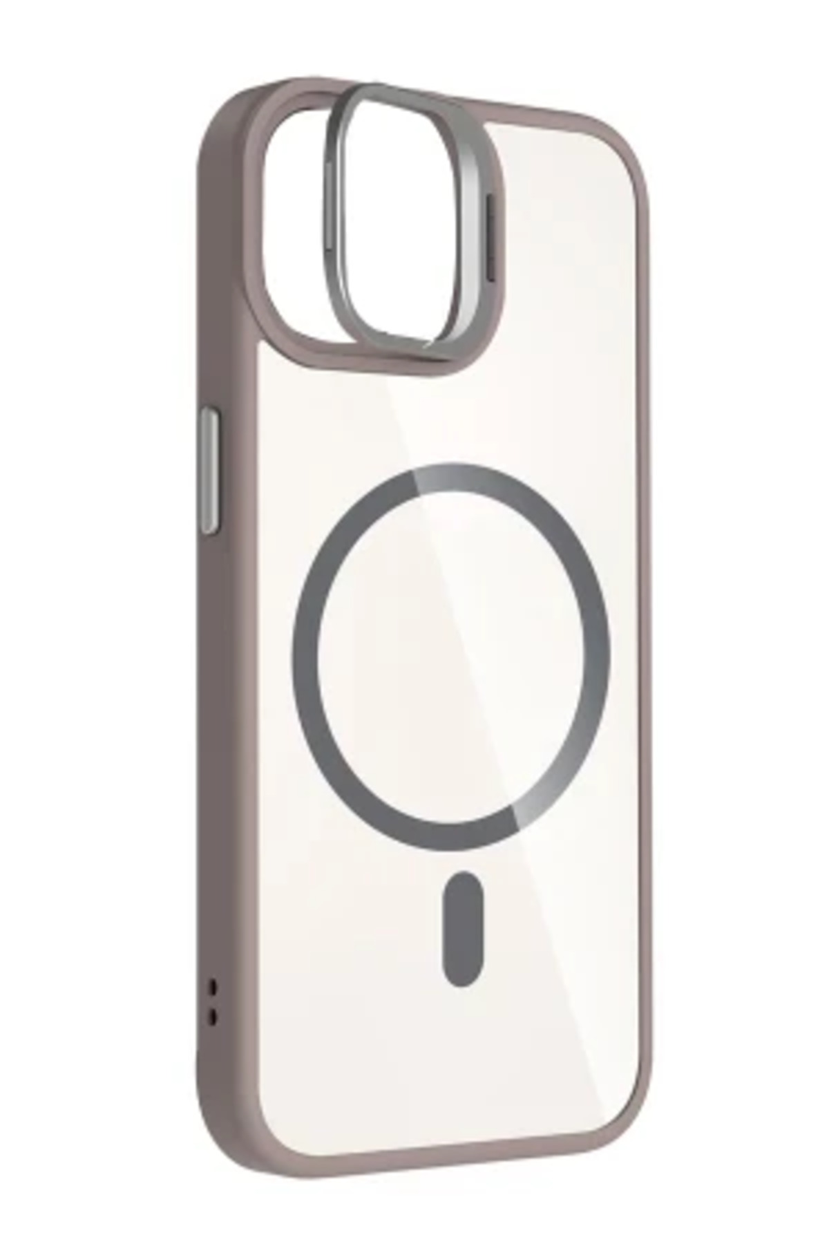 iPhone 11 İçin Uyumlu Standlı ve Kamera Lens Hediyeli Wireless Şarj Özellikli Ultra Lüks Kılıf