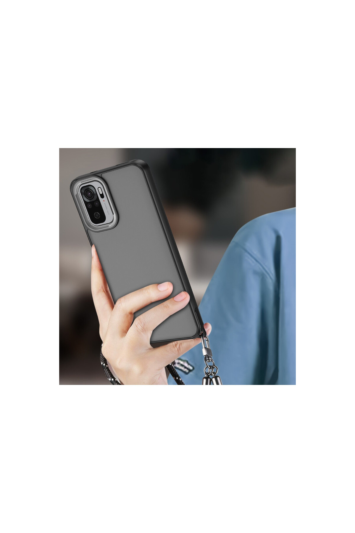 Xiaomi Redmi Note 10 Pro İçin Uyumlu Buzlu Tasarım Sararmaz Tpu Kılıf